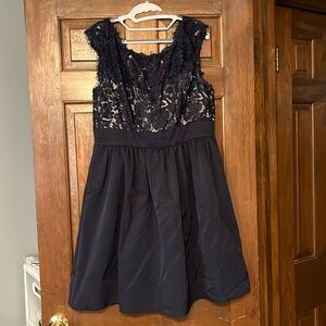 Size 14 Navy Dress Worn once